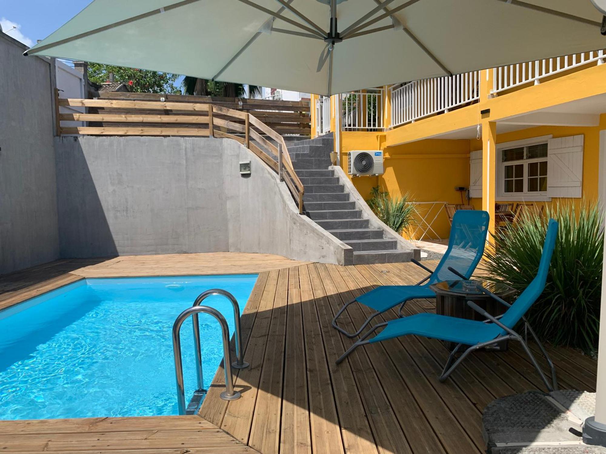 Bas De Villa De 3 Chambres Et Spa Vieux-Habitants Εξωτερικό φωτογραφία